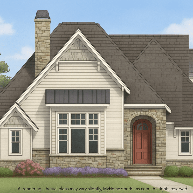 IMPORTANT Make the house as realistic as possible, landscape orientation, and display entire house. Do not cut off right or left side of house!