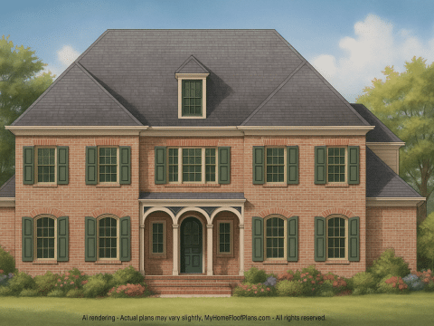 **IMPORTANT** Make the house as realistic as possible, landscape orientation, and display entire house. Do not cut off right or left side of house!