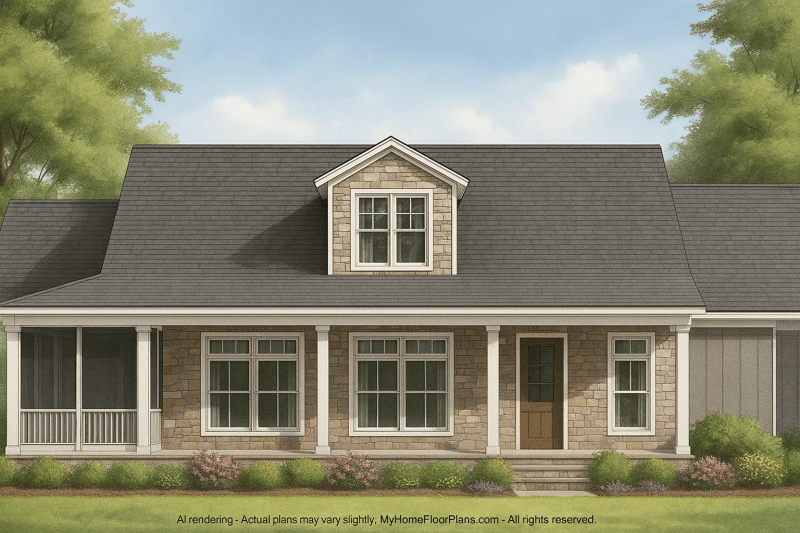 IMPORTANT Make the house as realistic as possible, landscape orientation, and display entire house. Do not off right or left side of house!