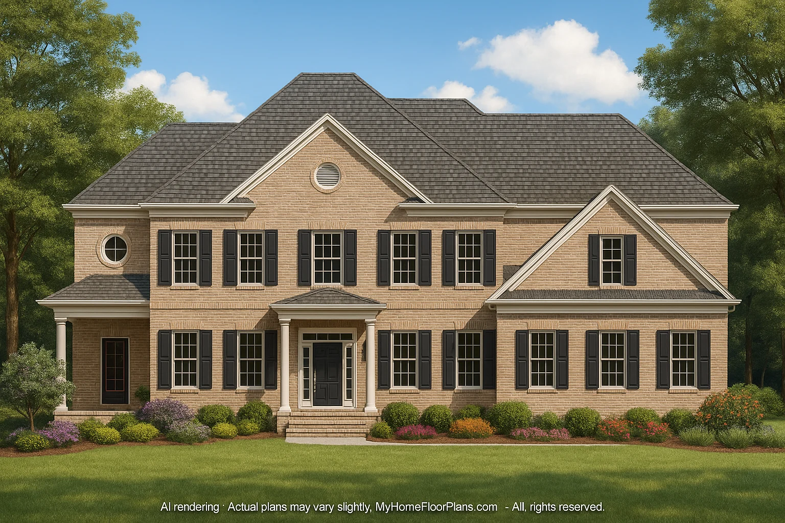 IMPORTANT Make the house as realistic as possible, landscape orientation, and display entire house. Do not off right or left side of house!