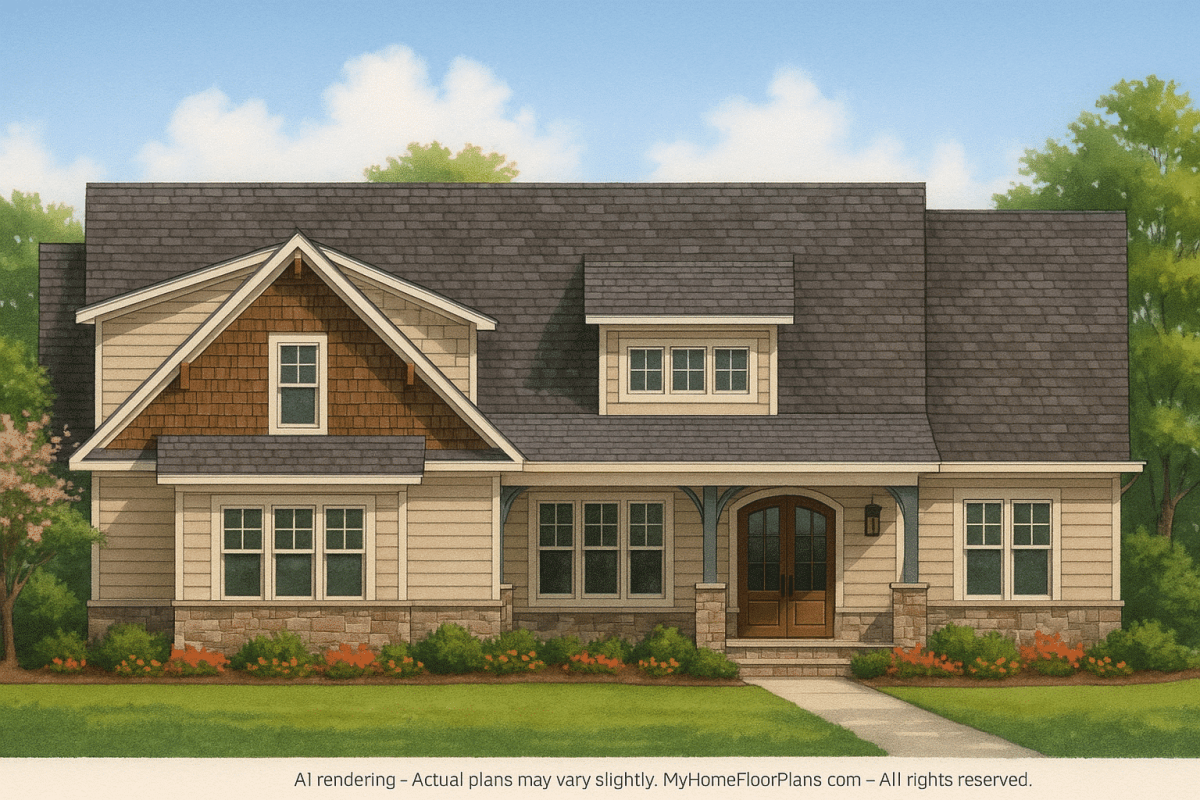 IMPORTANT Make the house as realistic as possible, landscape orientation, and display entire house. Do not off right or left side of house!
