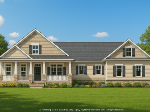 IMPORTANT Make the house as realistic as possible, landscape orientation, and display entire house. Do not off right or left side of house!
