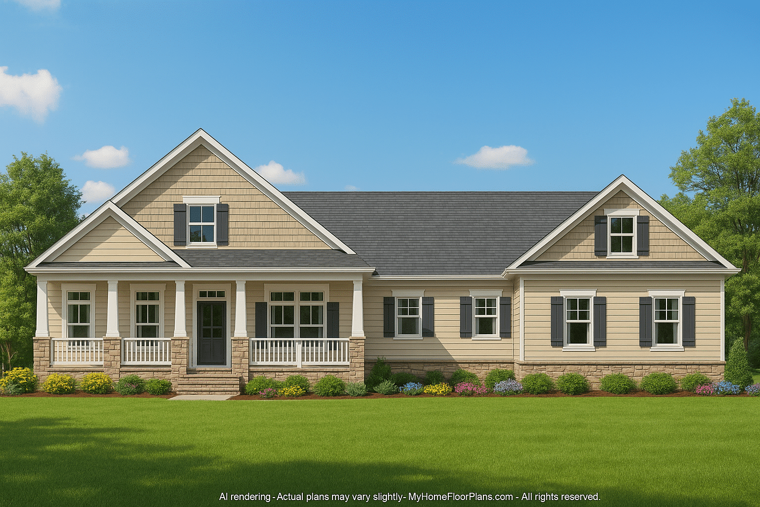 IMPORTANT Make the house as realistic as possible, landscape orientation, and display entire house. Do not off right or left side of house!