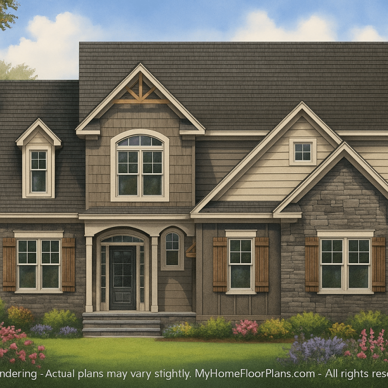 IMPORTANT Make the house as realistic as possible, landscape orientation, and display entire house. Do not off right or left side of house!