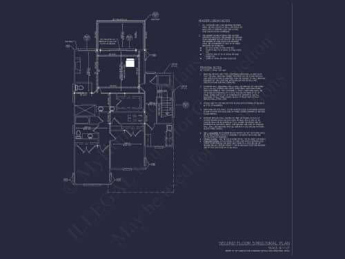 Coastal Home Plan with 4 Bedrooms, 3 Baths & CAD Designs