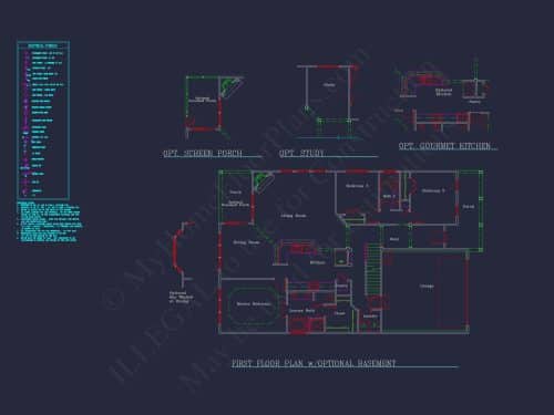 Colonial Farmhouse: 2-Story House Plan with Timeless Charm