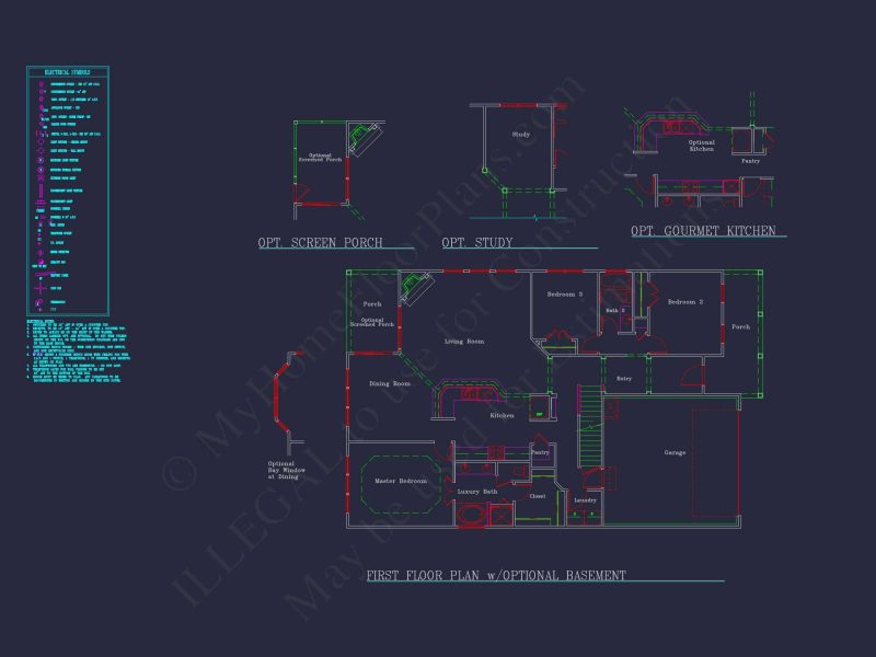 Colonial Farmhouse: 2-Story House Plan with Timeless Charm