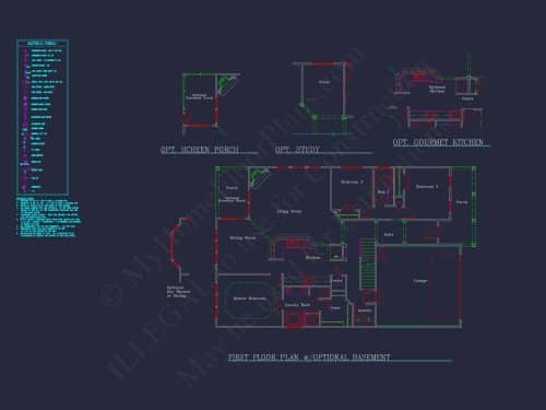 Colonial Farmhouse: 2-Story House Plan with Timeless Charm
