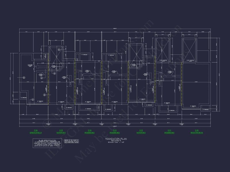 11-1083-2 7-UNIT TOWNHOME PLAN