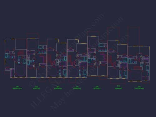 11-1083-2 7-UNIT TOWNHOME PLAN
