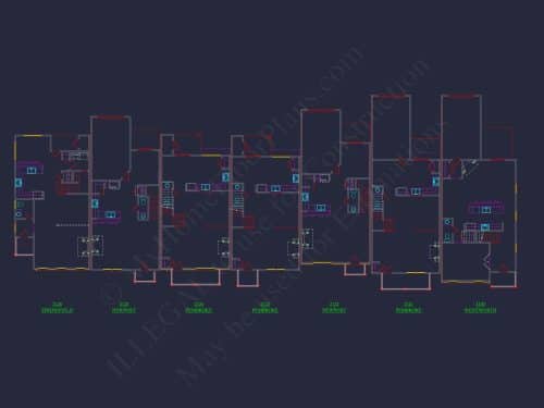 11-1083-2 7-UNIT TOWNHOME PLAN