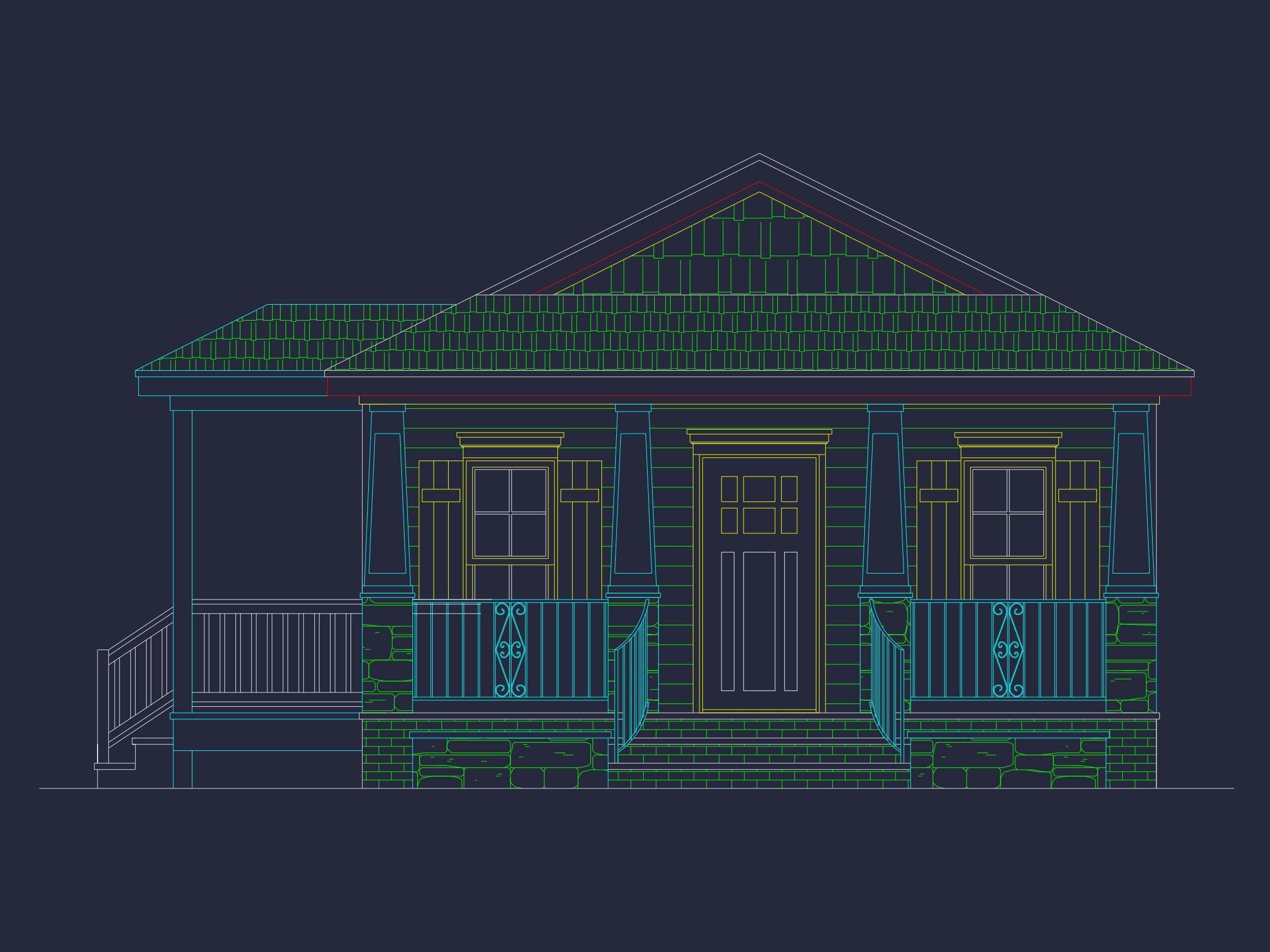 Compact Cottage Home Plan With Cozy Design and CAD Blueprint