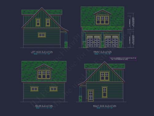 Compact Craftsman Garage Home Plan with Bonus Living Area