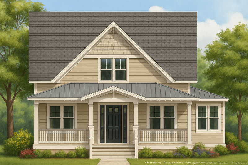 Compact Golf Cart Garage Plan with Simple Designs and CAD Layout