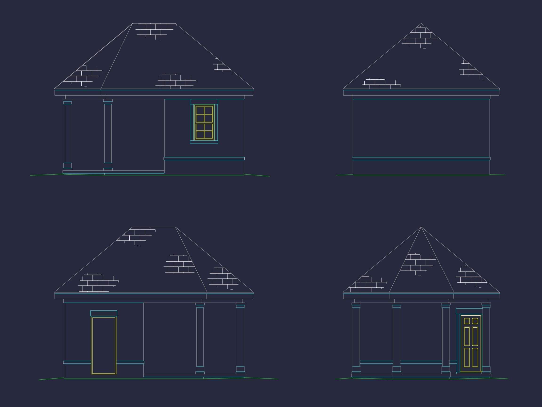 Compact Home Blueprint with CAD Designs & Open Floor Plan