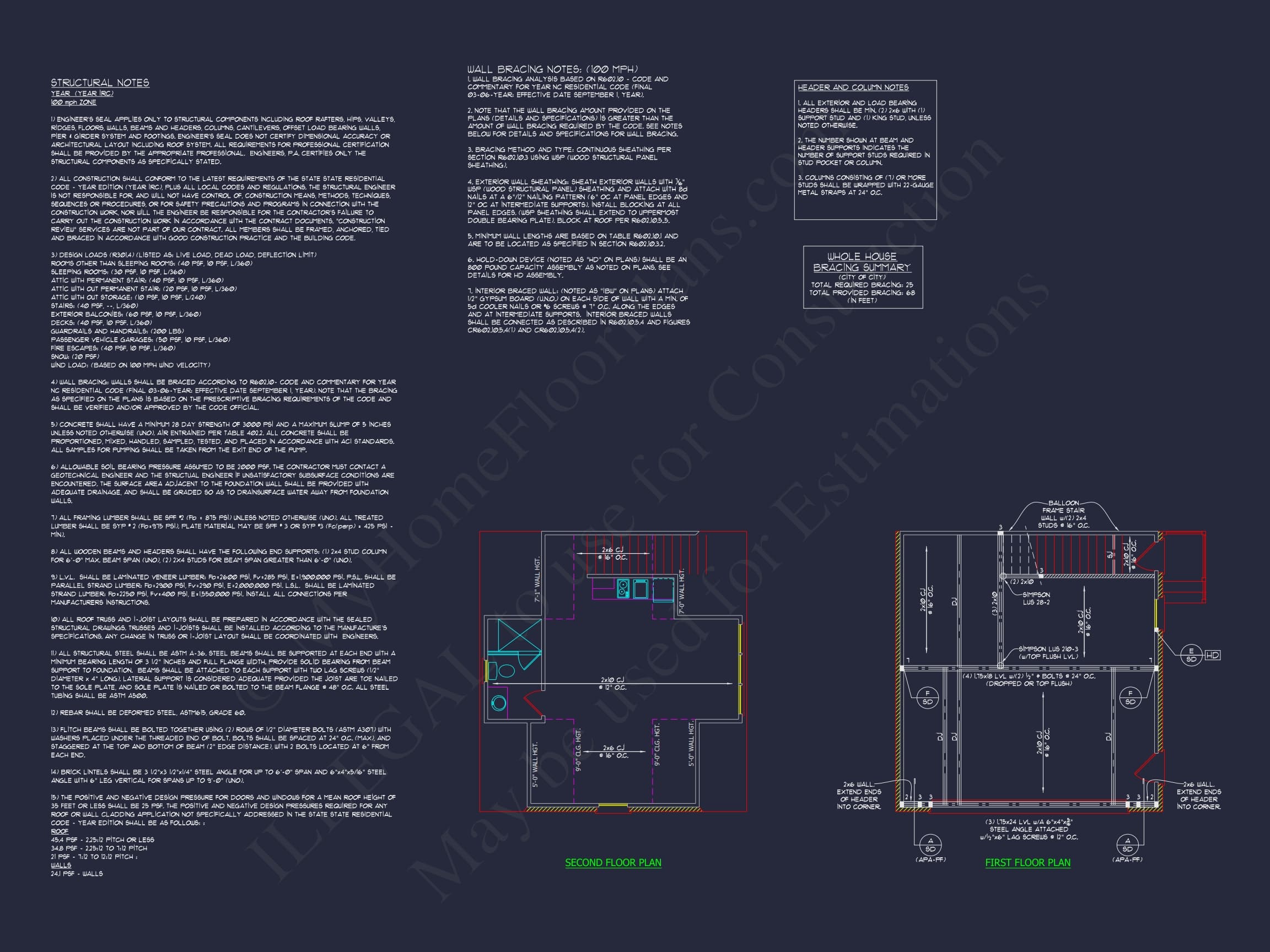 Compact Home Design with Garage & Loft Living Space Blueprint