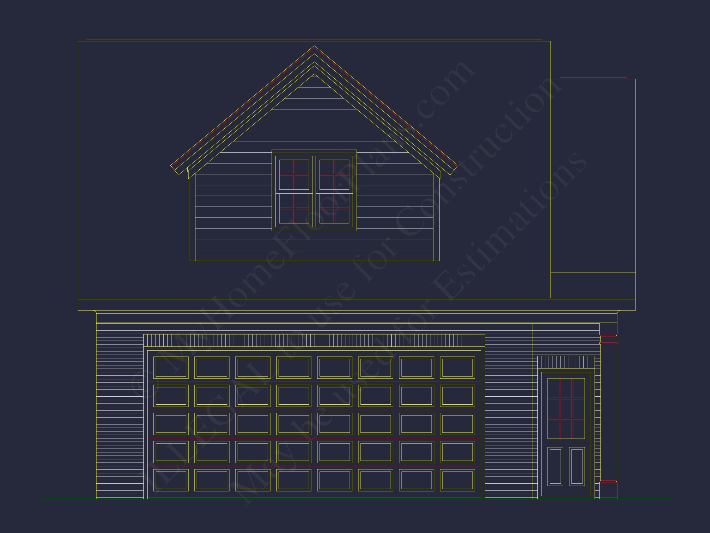 Compact House Plan with 2-Car Garage, Open Layout & CAD Blueprints