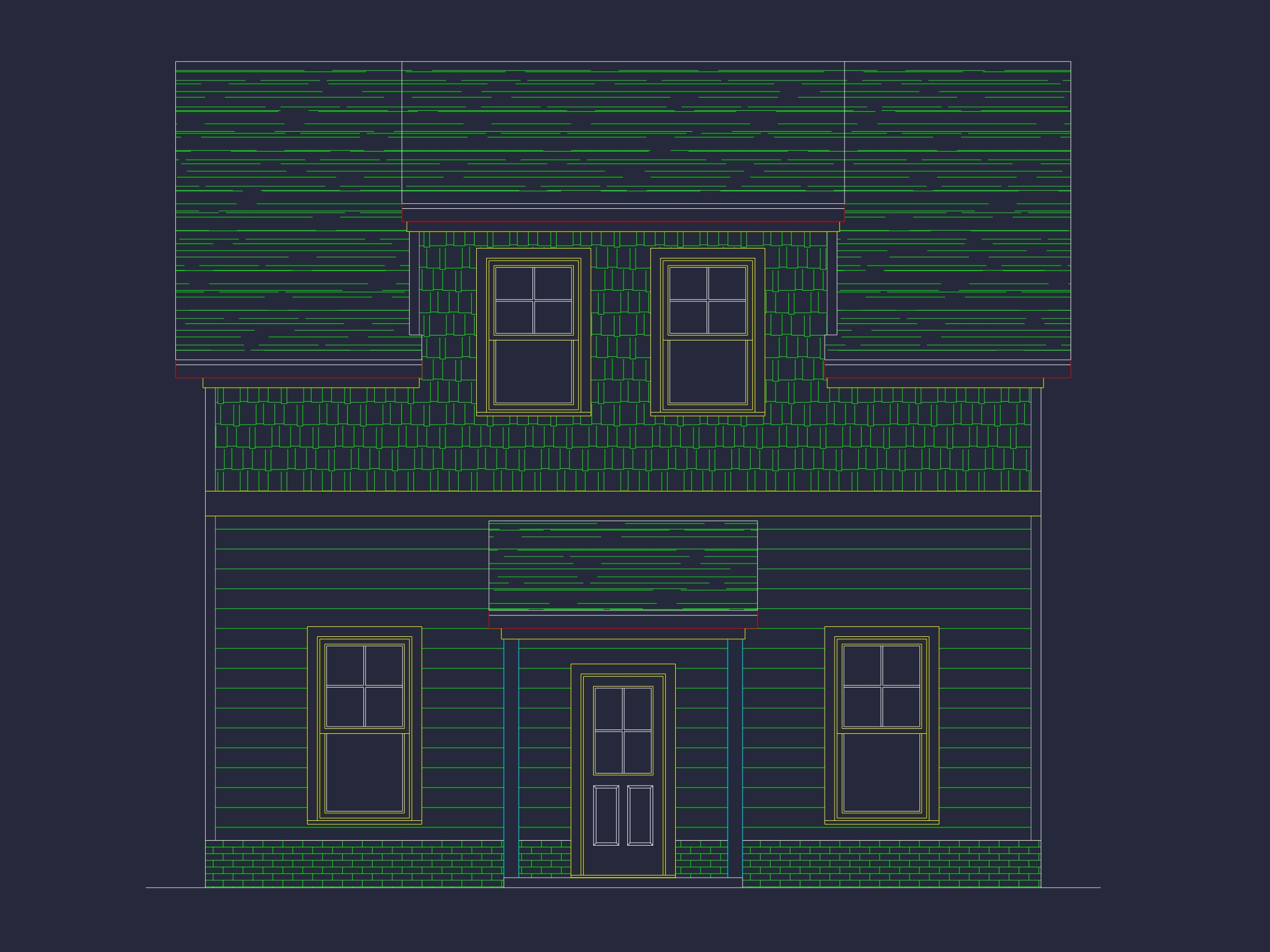 Compact House Plan with Oversized Garage and Living Area Above