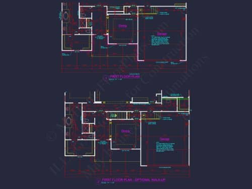 Craftsman 1.5-Story House Plan with Vaulted Ceilings & Porches