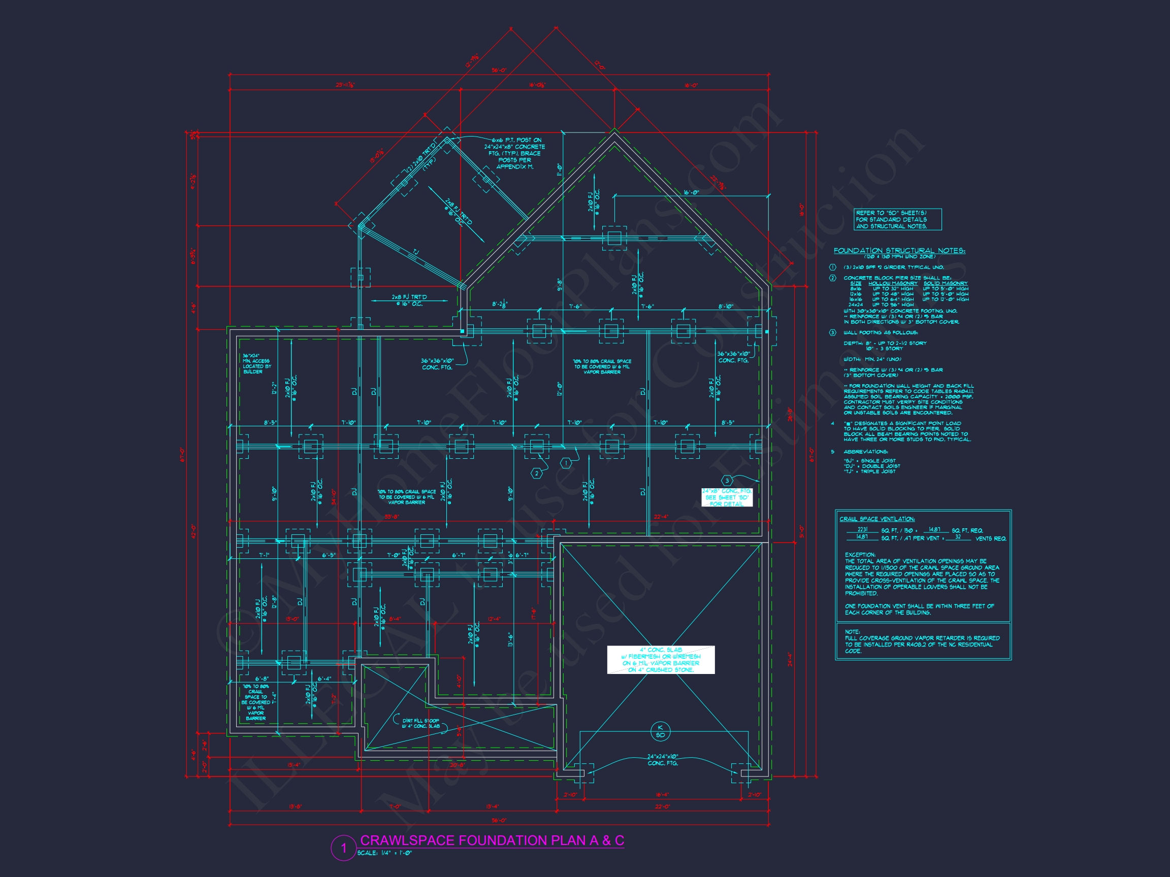 Craftsman 1.5-Story House Plan with Vaulted Ceilings & Porches