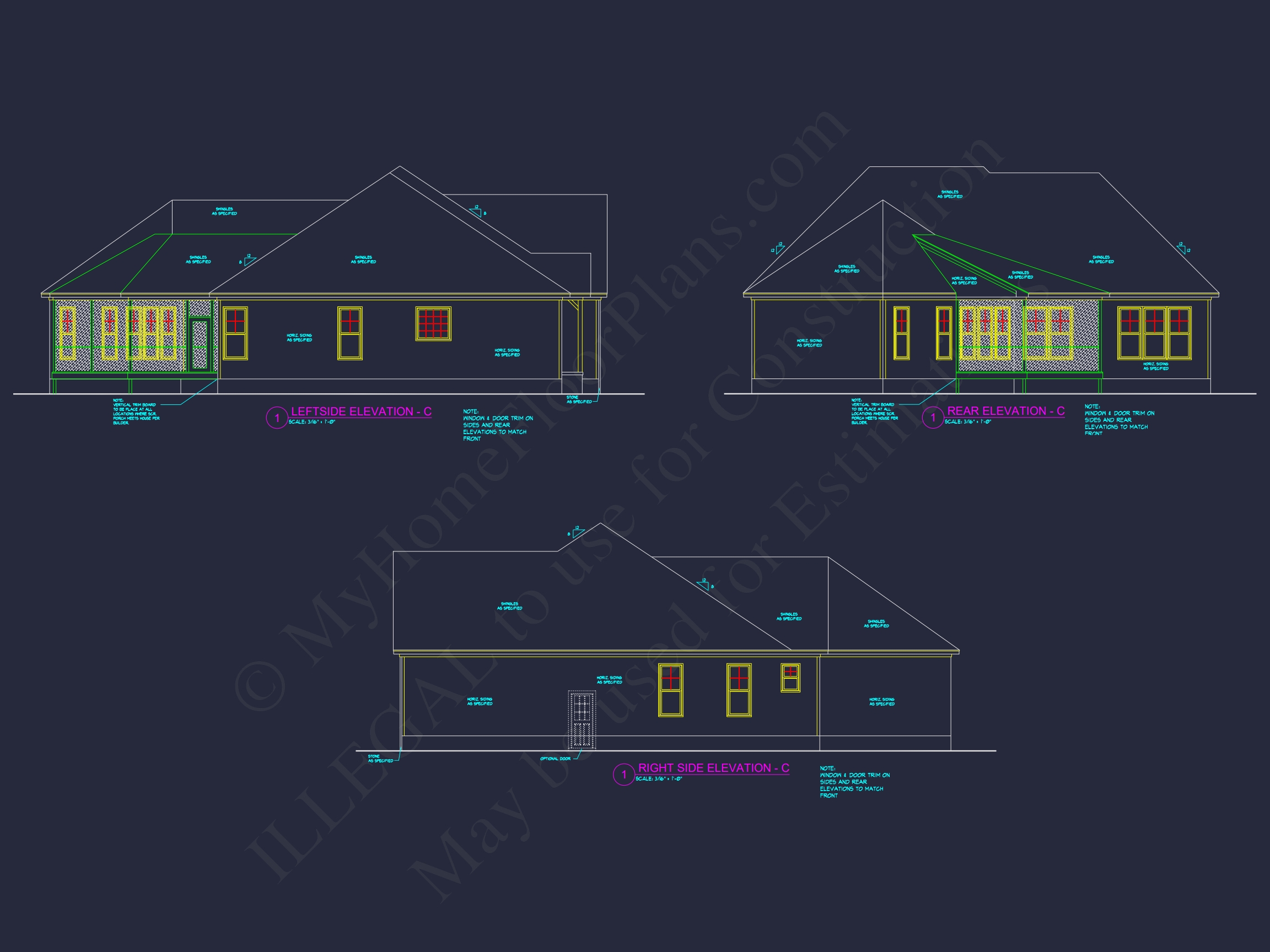 Craftsman 1.5-Story House Plan with Vaulted Ceilings & Porches