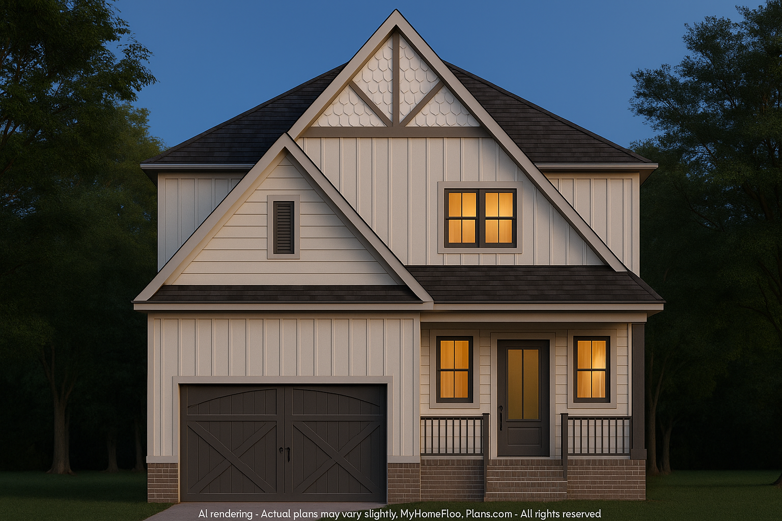 Craftsman Home Design with Full CAD Blueprints & Features