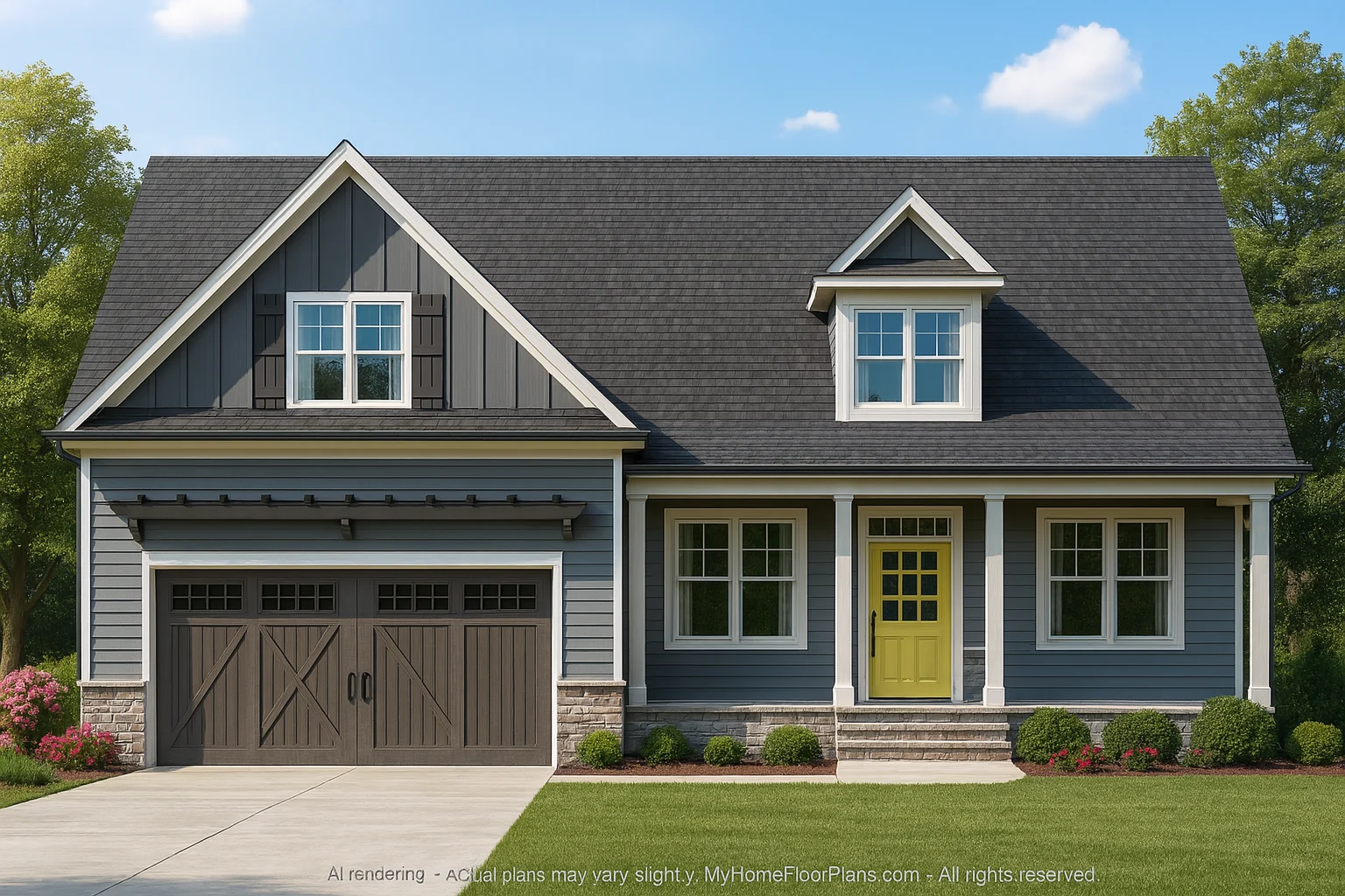 Craftsman Home Floor Plan Stunning CAD Design & Blueprint