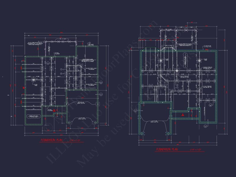 Craftsman Home Plan 3-Bedroom Floor Plan Blueprint Design
