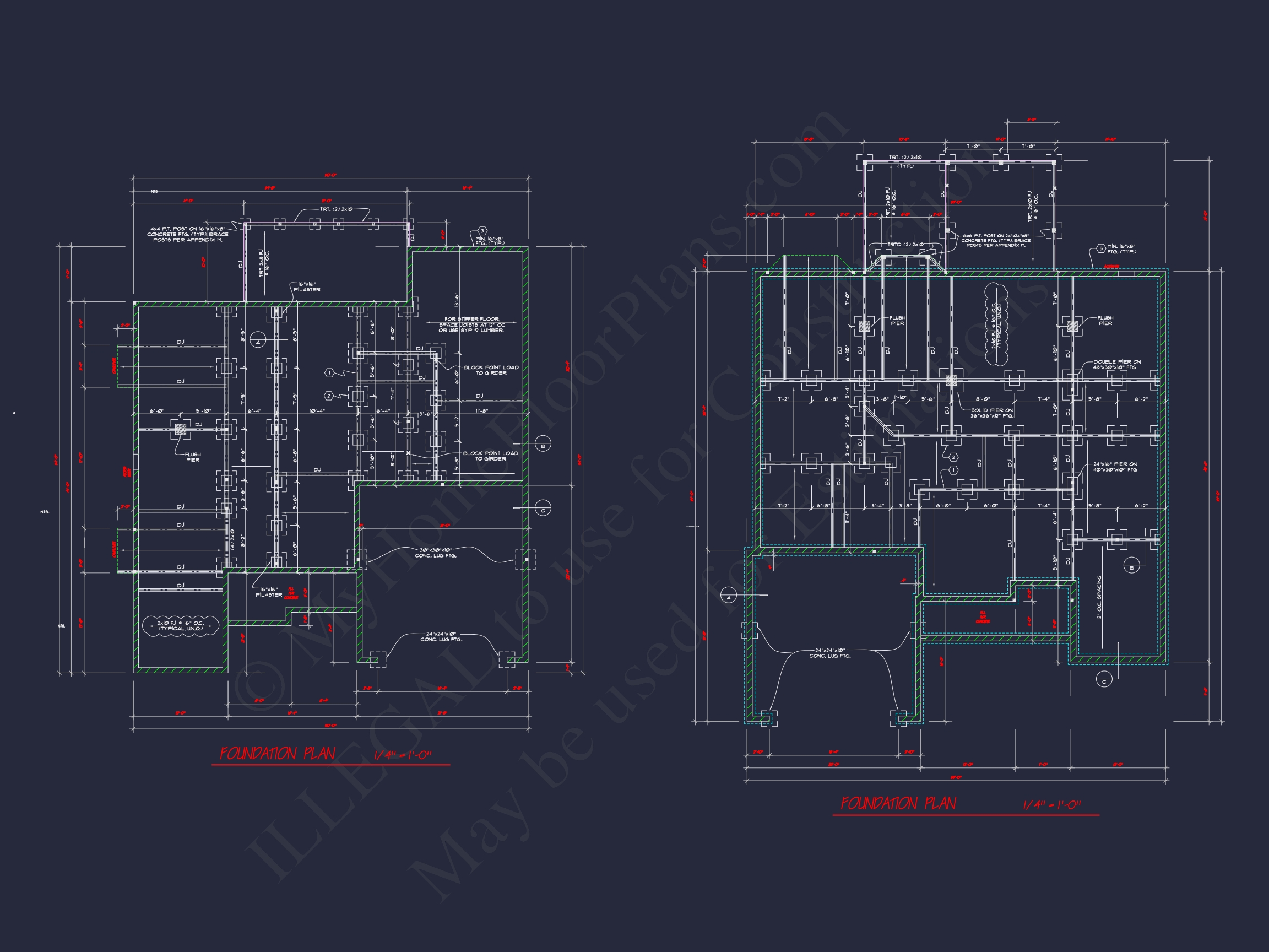 Craftsman Home Plan 3-Bedroom Floor Plan Blueprint Design