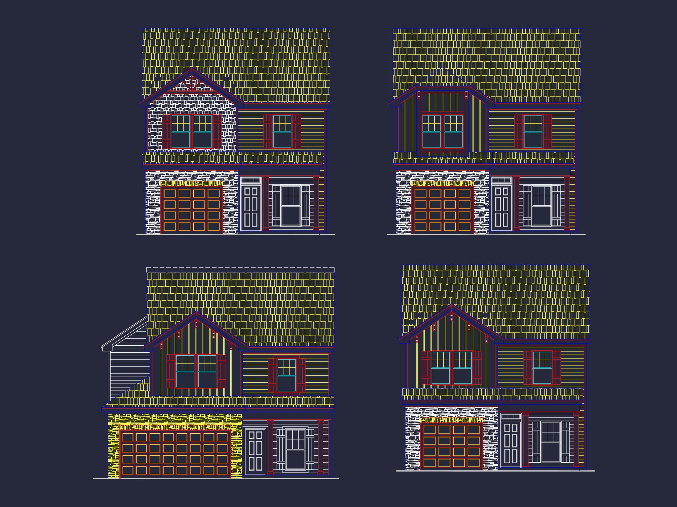 Craftsman Home Plan & Blueprint Designs - 2 Bed, 2 Bath, 1,368 Sq Ft