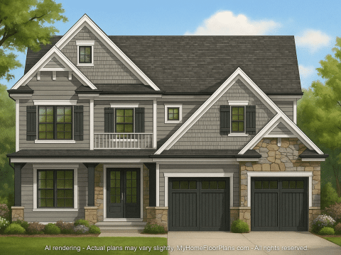 Craftsman Home Plan with 2-Story Floor Plan & CAD Designsstrongh2 h3emDiscover this beautifully designed Craftsman house plan with 2,8
