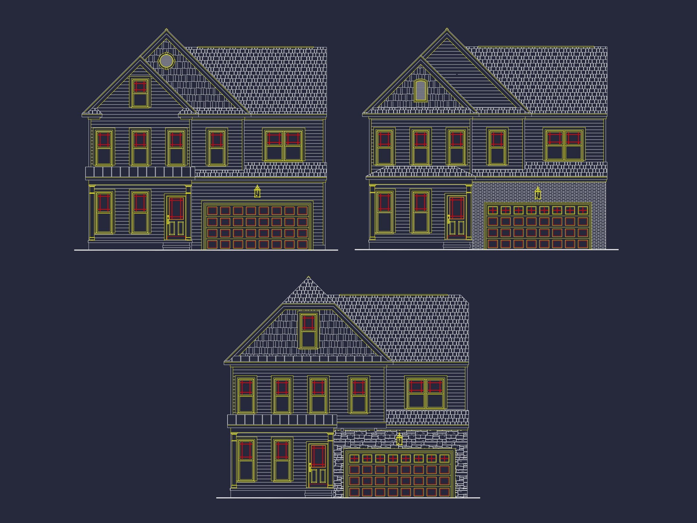 Craftsman-Home-Plan-with-4-Bedrooms3-Bathsand-CAD-Designs