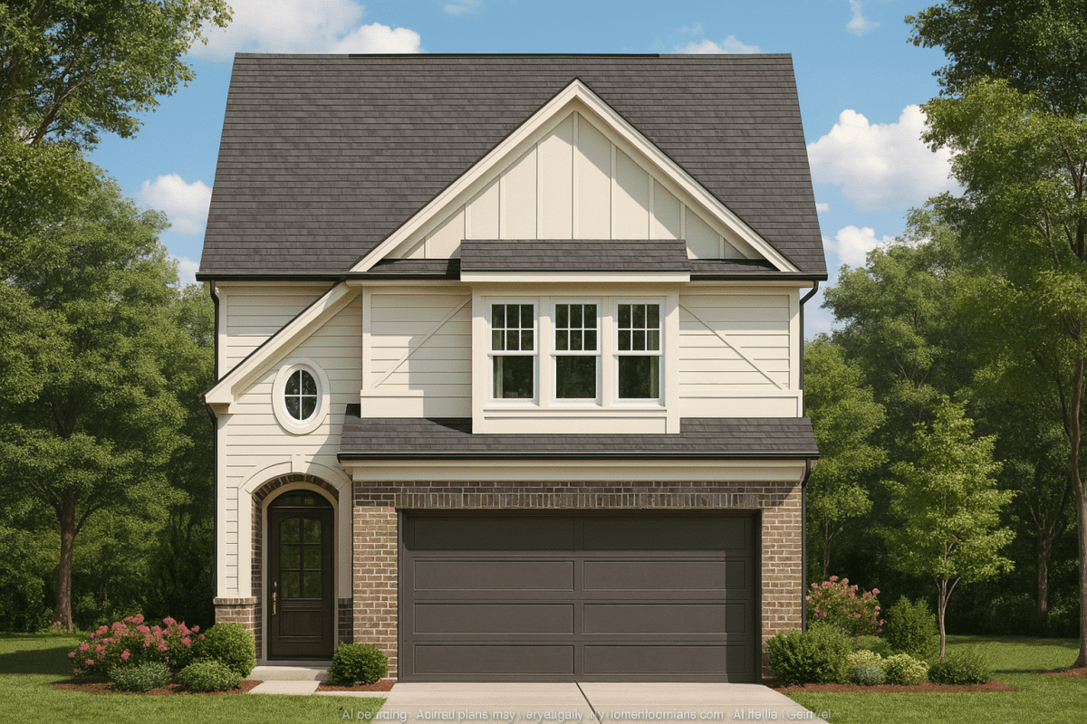 Craftsman Home Plan with Detailed Blueprint and CAD Designs