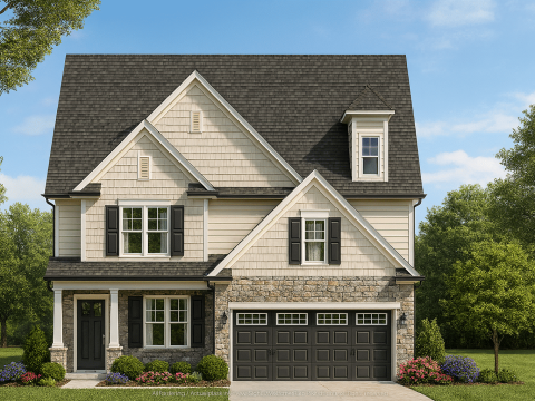 Craftsman Home Plan with Floor Blueprints CAD Designs