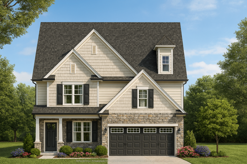 Craftsman Home Plan with Floor Blueprints CAD Designs
