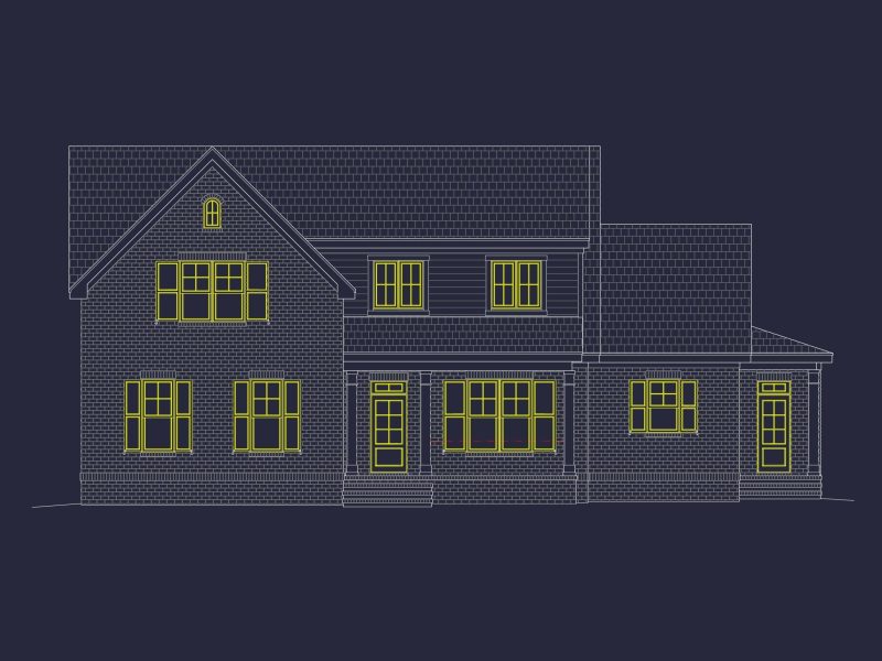 Craftsman Home Plan with Floor Plan, CAD, and Blueprints