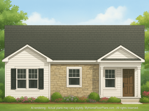 Craftsman Home Plan with Open Floor Design & Detailed CAD