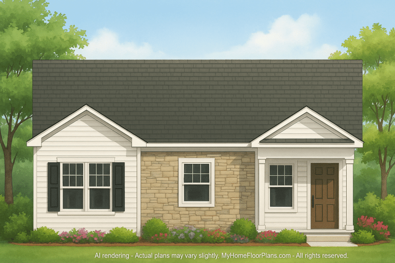 Craftsman Home Plan with Open Floor Design & Detailed CAD