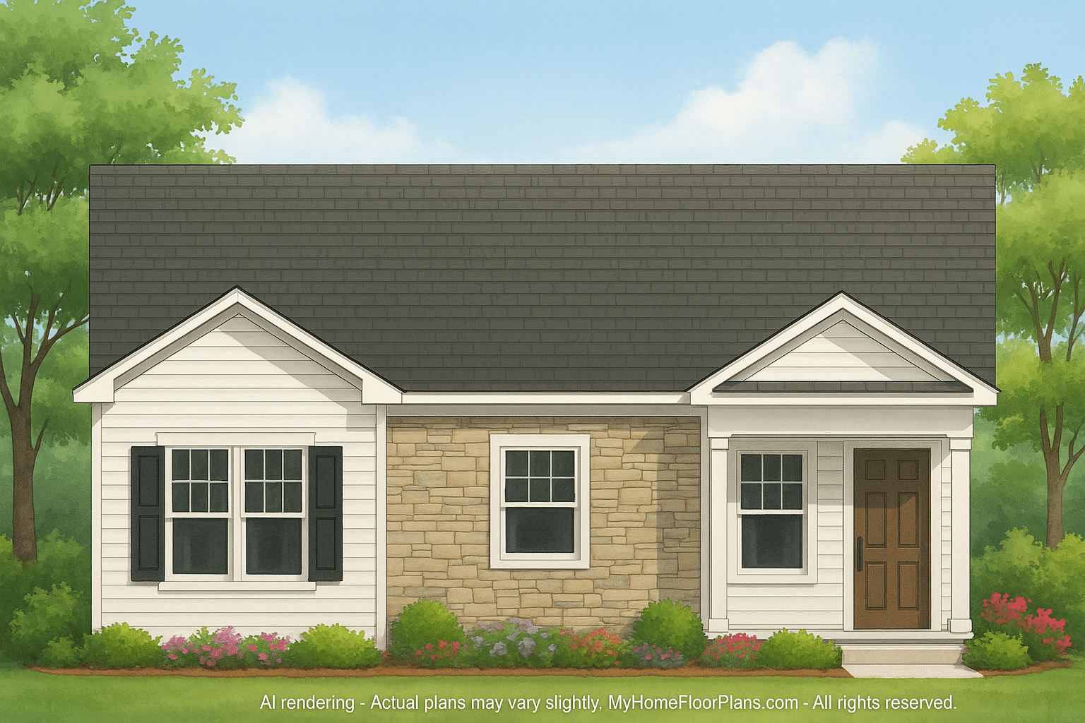 Craftsman Home Plan with Open Floor Design & Detailed CAD