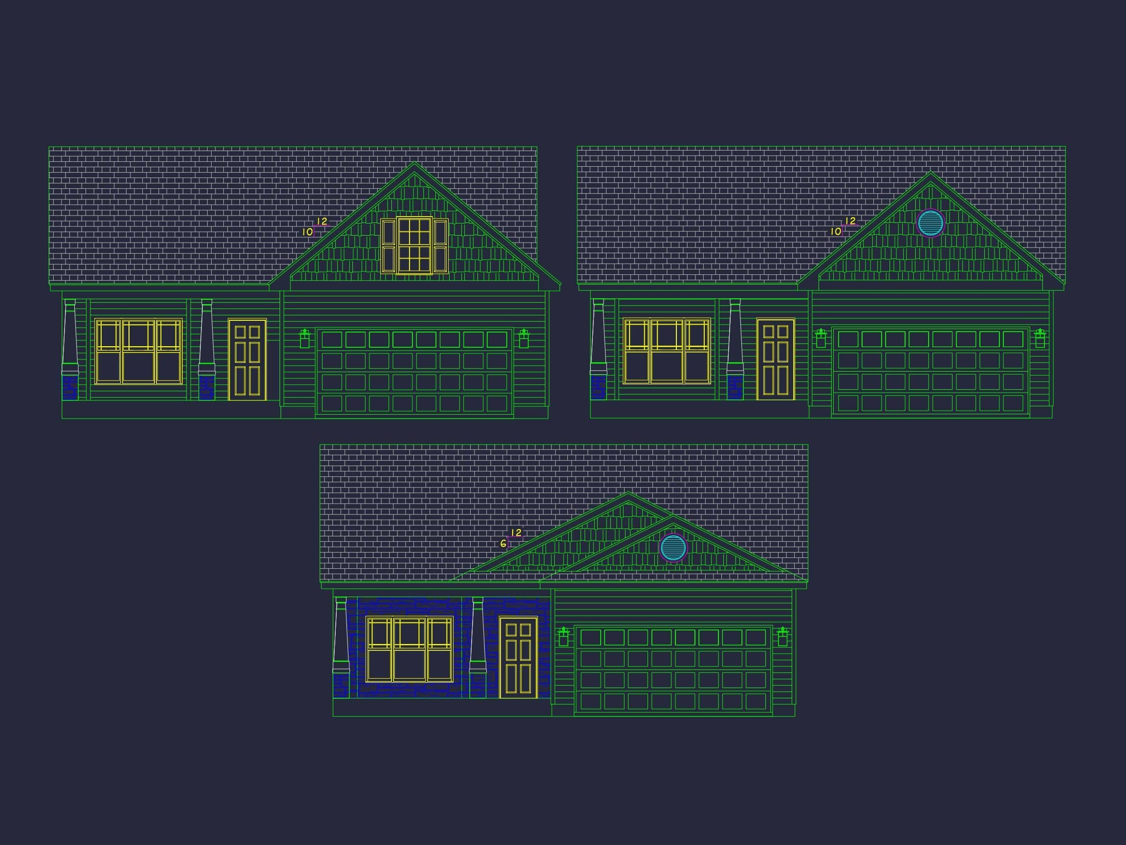 Craftsman Home Plan with Open Floor Layout & CAD Designs