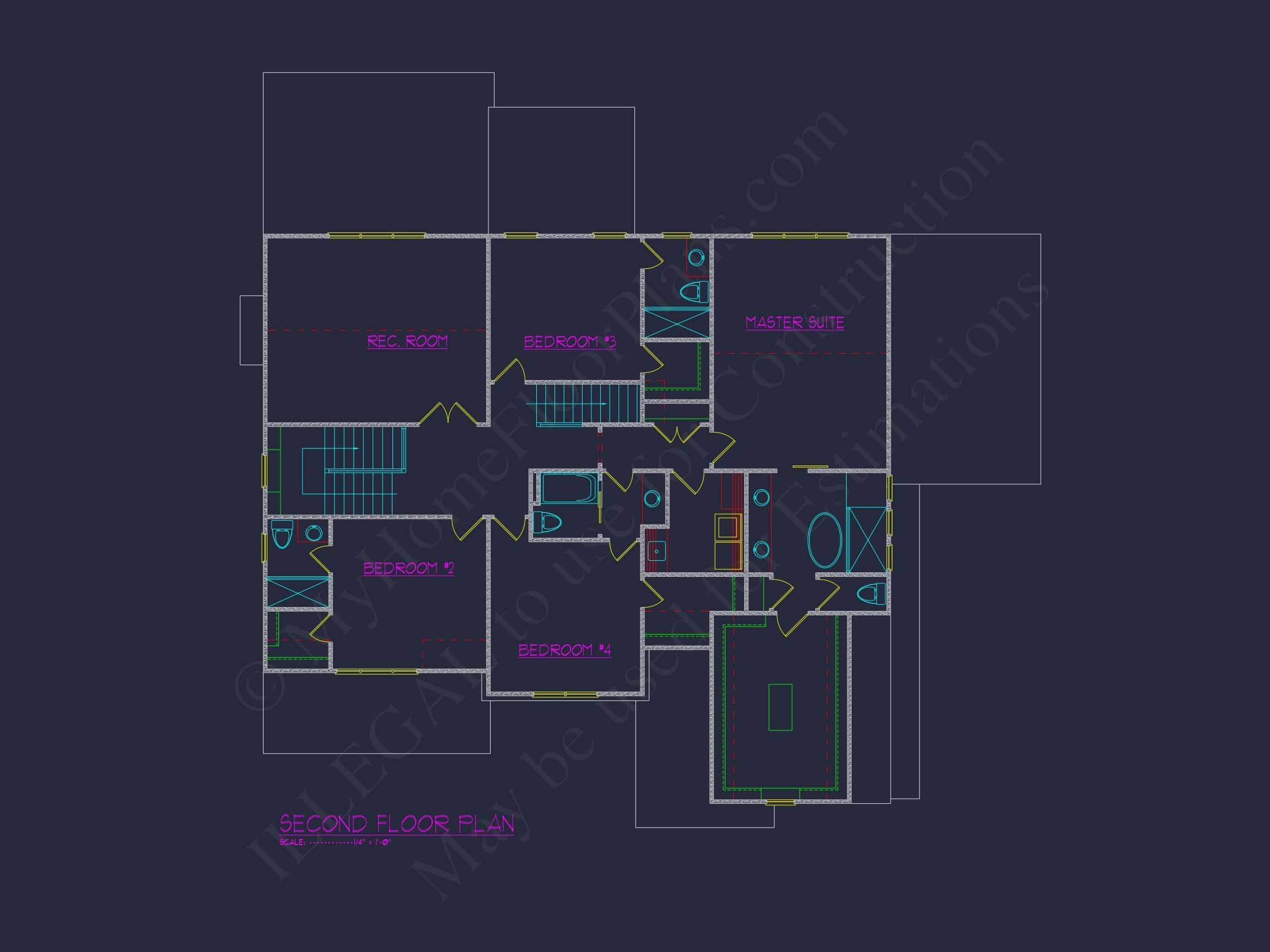 Craftsman Home Plan with Spacious Floor Designs & Blueprint