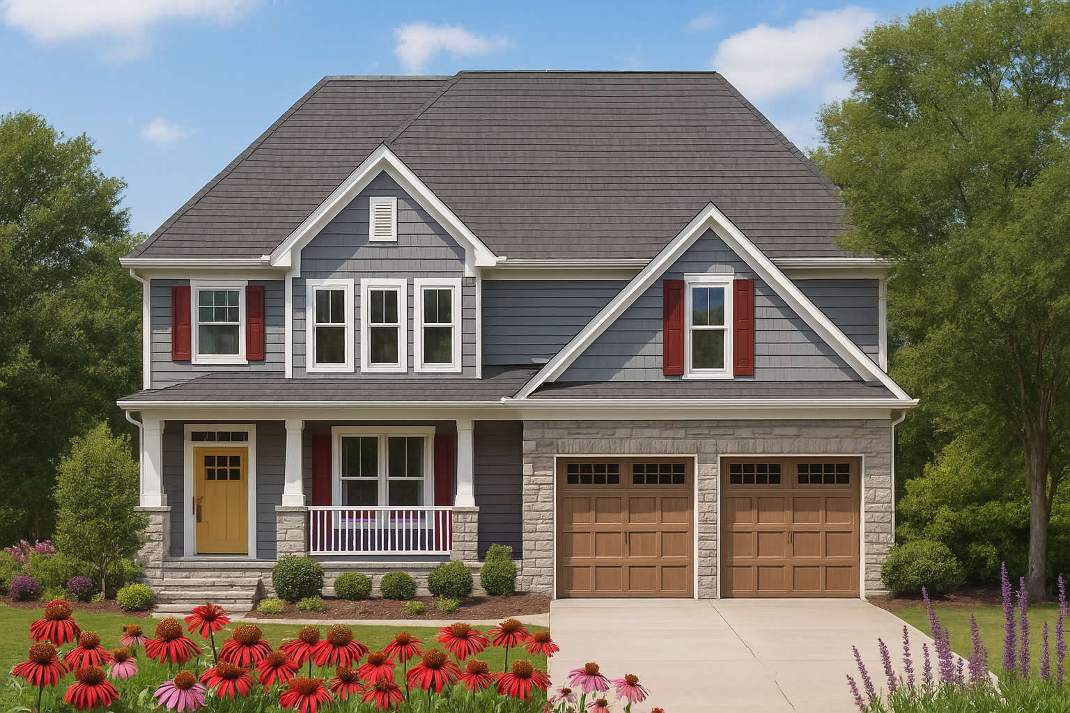 Craftsman Home Plan with Spacious Floor Plan and CAD Designs