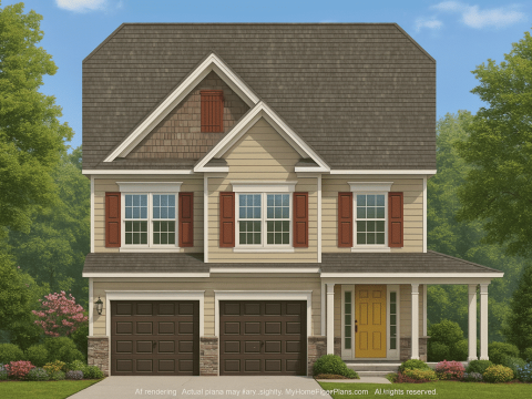 Craftsman Home Plan – Beautiful Floor Plan with CAD Designs