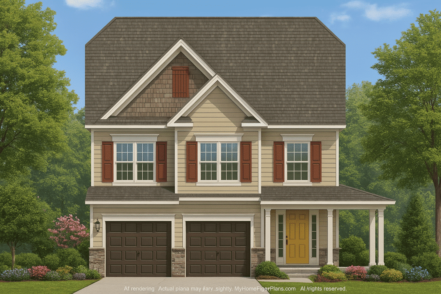 Craftsman Home Plan – Beautiful Floor Plan with CAD Designs