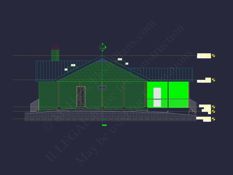 Craftsman-Ranch-Home-Plan-3-Bed2-Bath-Floor-Blueprint