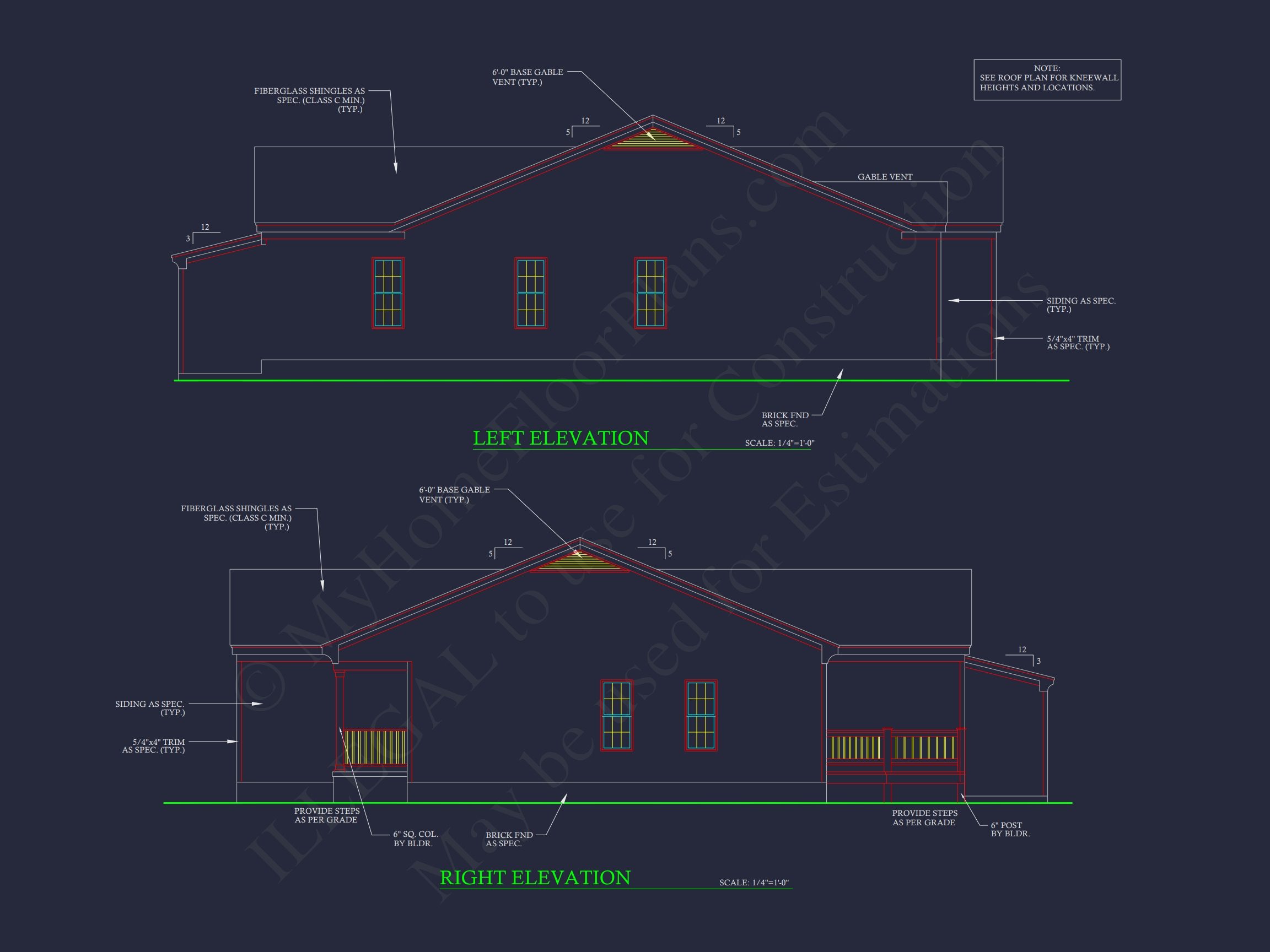 Craftsman Ranch Home Plan with 5 Bedrooms and Open Floor Layout