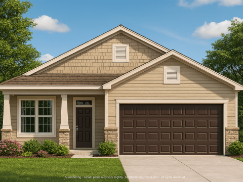Craftsman-Style Home Plan with Open Floor Design and CAD Blueprints