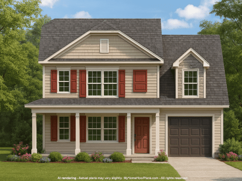 Craftsman-Style Home Plan with Open Floor Layout & CAD Designs