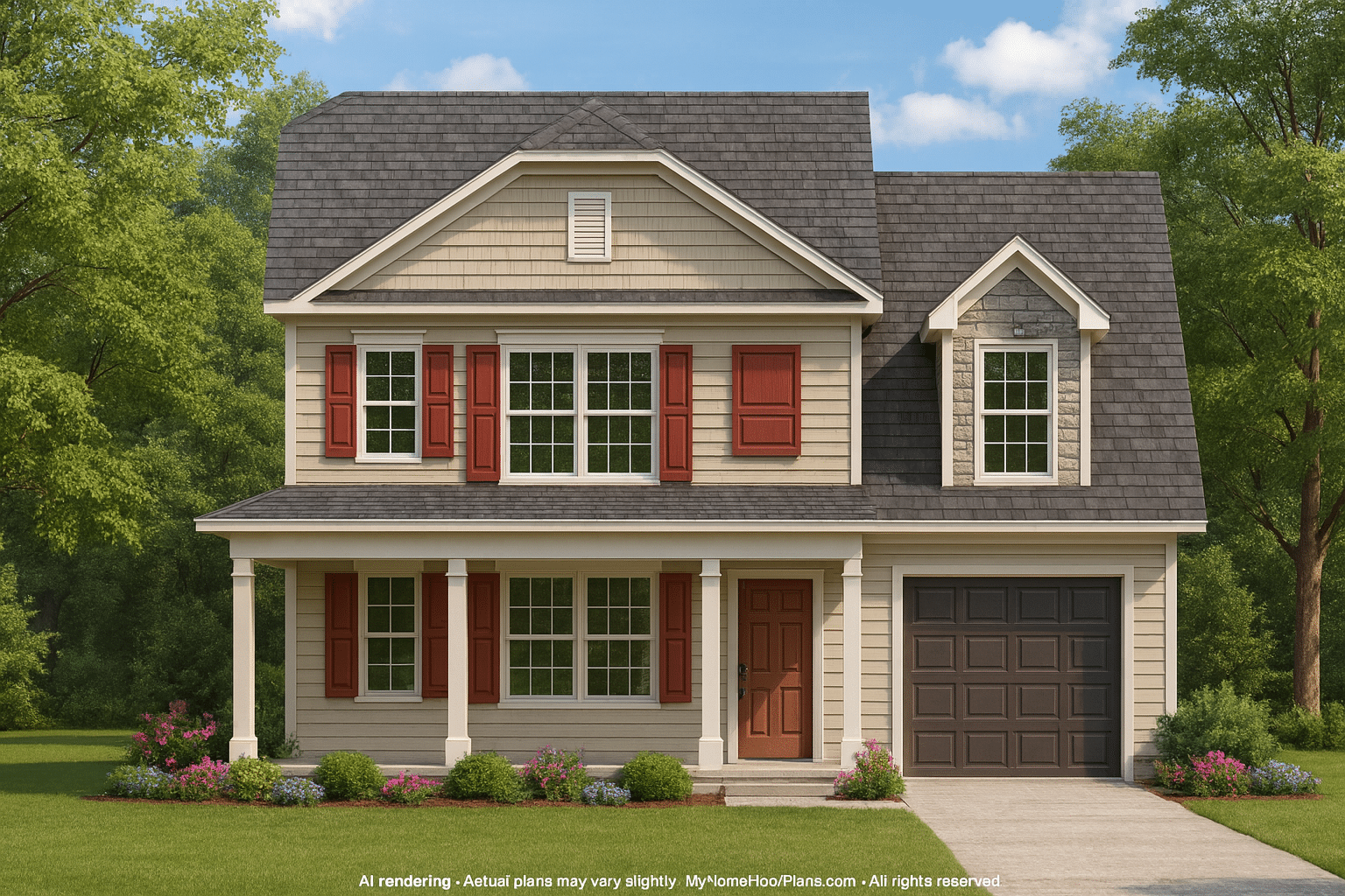 Craftsman-Style Home Plan with Open Floor Layout & CAD Designs