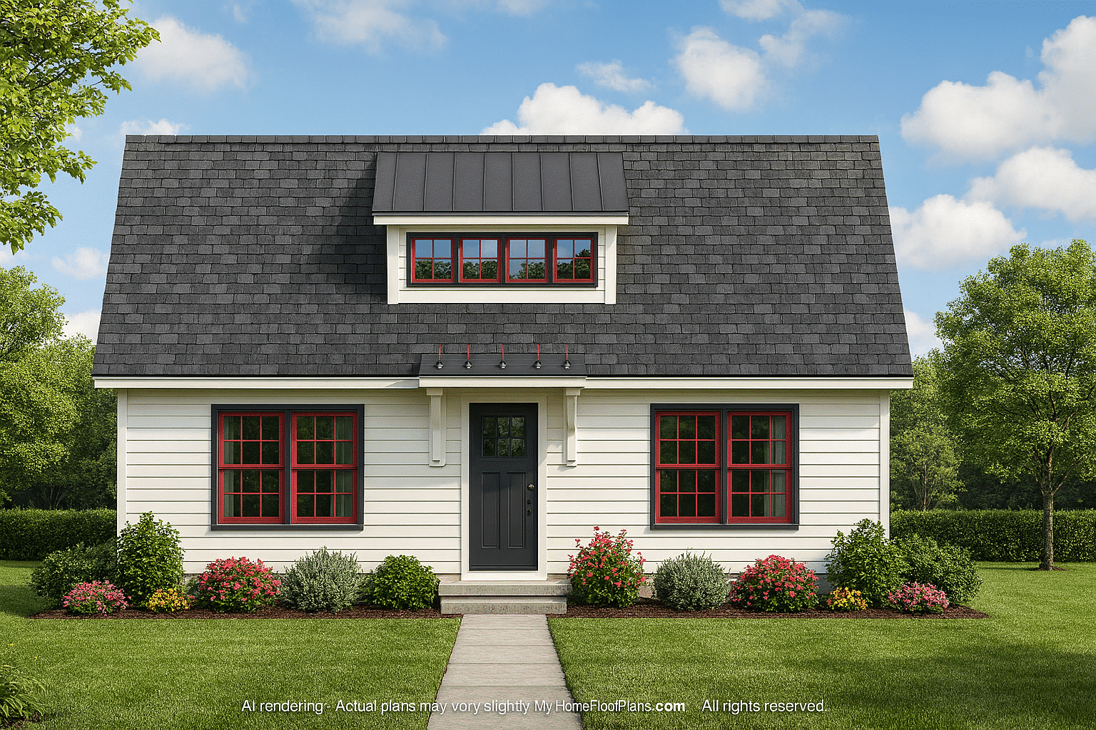 Craftsman-Style House Plan with CAD Designs and Blueprints